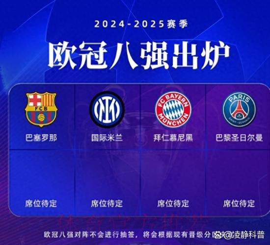 欧冠8强出炉4席:拜仁将战国米！巴黎逆转利物浦